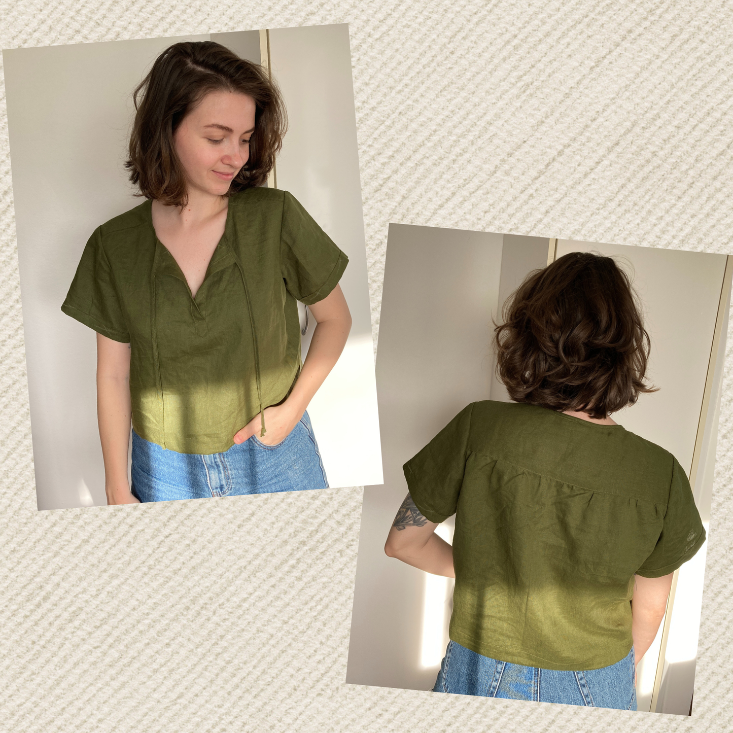Meg Blouse PDF sewing pattern -  Instant Download