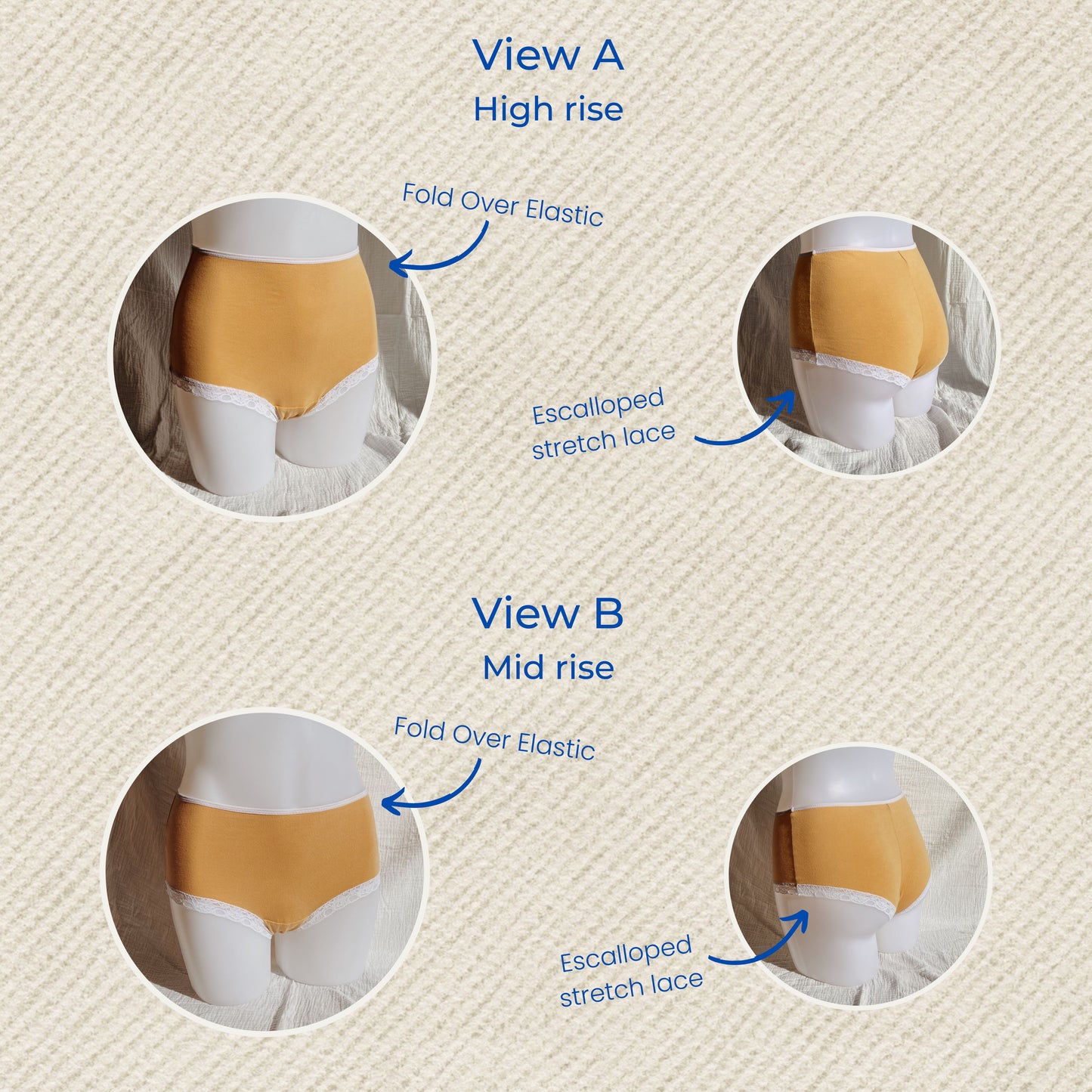 Dahlia panties PDF sewing pattern -  Instant Download