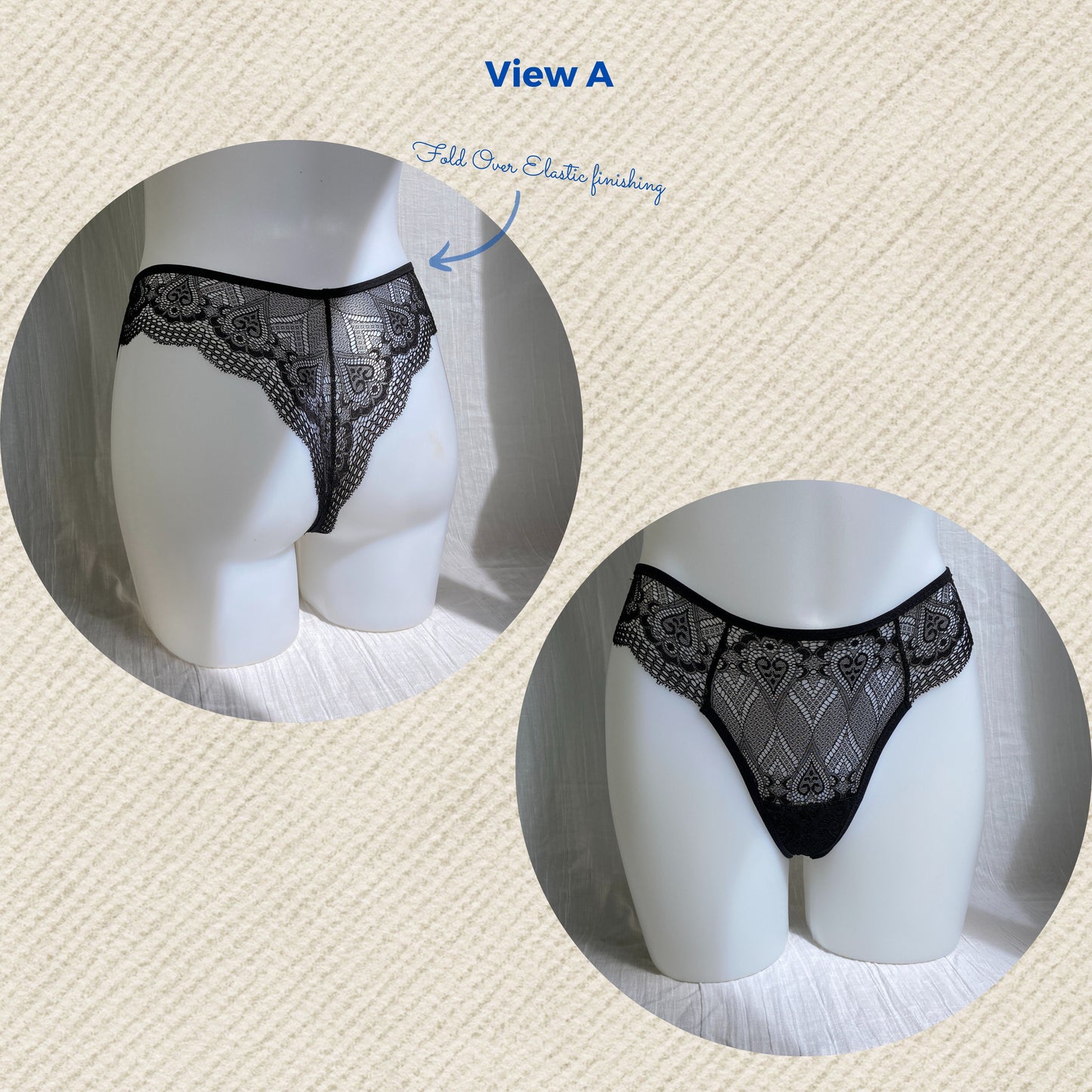 Daphne thong PDF sewing pattern -  Instant Download