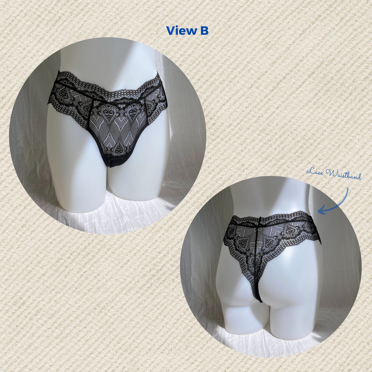 Daphne thong PDF sewing pattern -  Instant Download