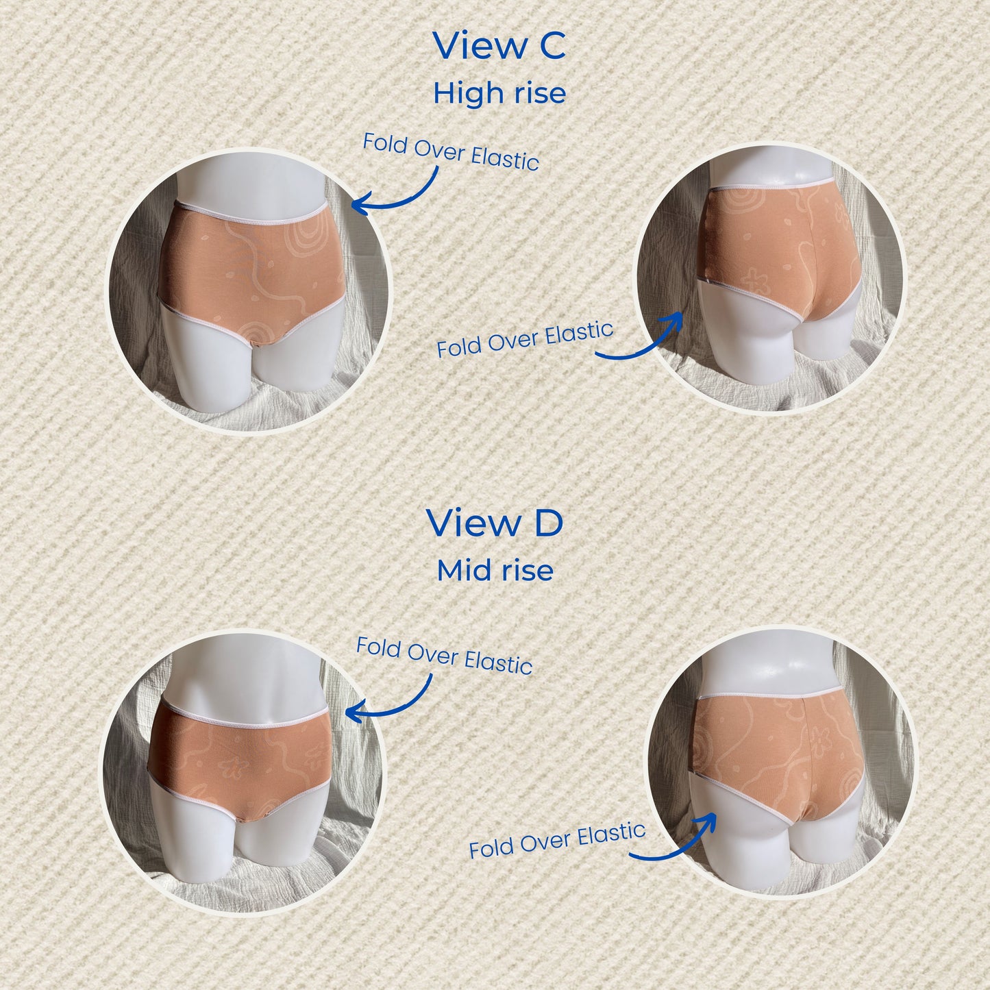 Dahlia panties PDF sewing pattern -  Instant Download