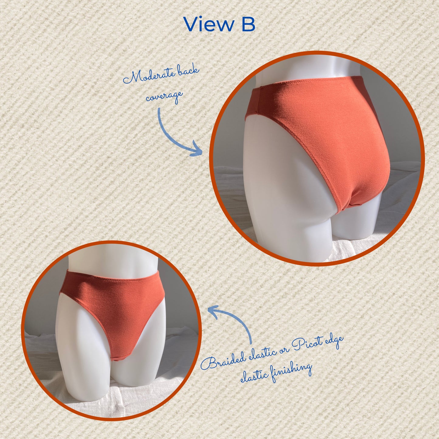 Jane Panties PDF sewing pattern -  Instant Download