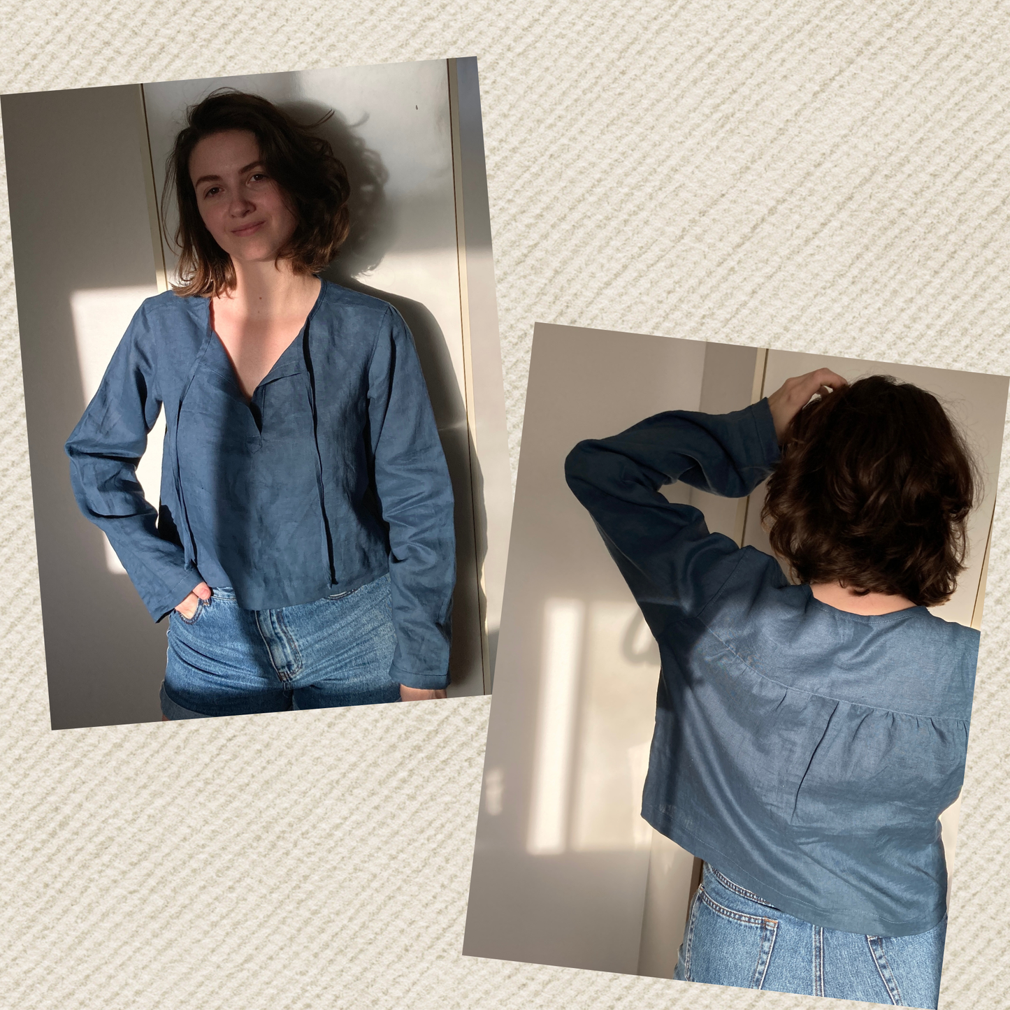Meg Blouse PDF sewing pattern -  Instant Download